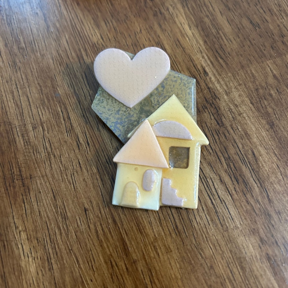 House Pins by Lucinda Heart and House Brooch
